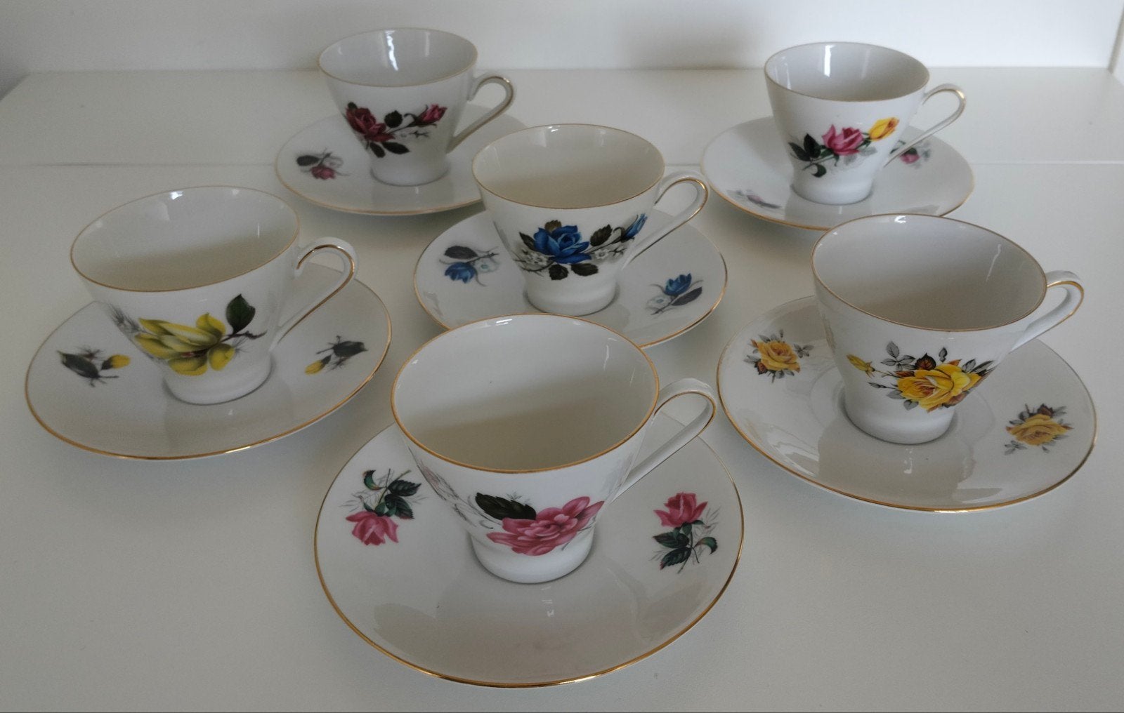 Vintage Kronester Bavaria porseleinen theeservies, Ophalen of Verzenden