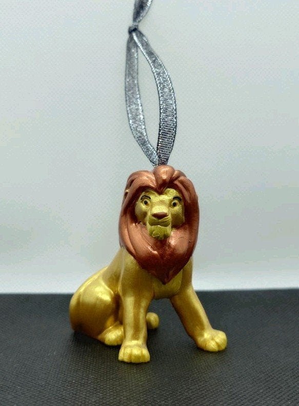 Disney Simba kerst ornament hanger kerstbal, Ophalen of Verzenden, Leeuwenkoning of Jungle Boek, Zo goed als nieuw