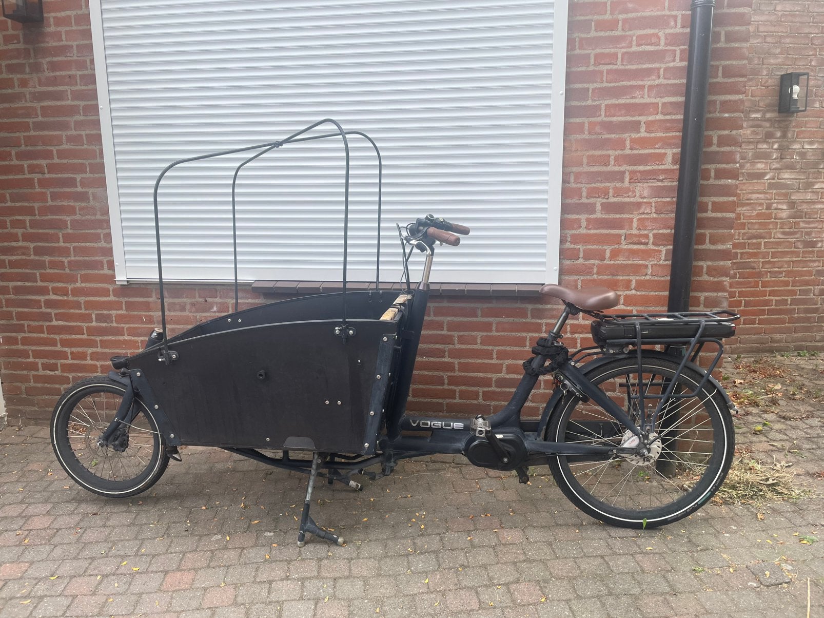 Vogue carry 2 bakfiets, 4 kinderen of meer, Gebruikt, Elektrisch, Ophalen