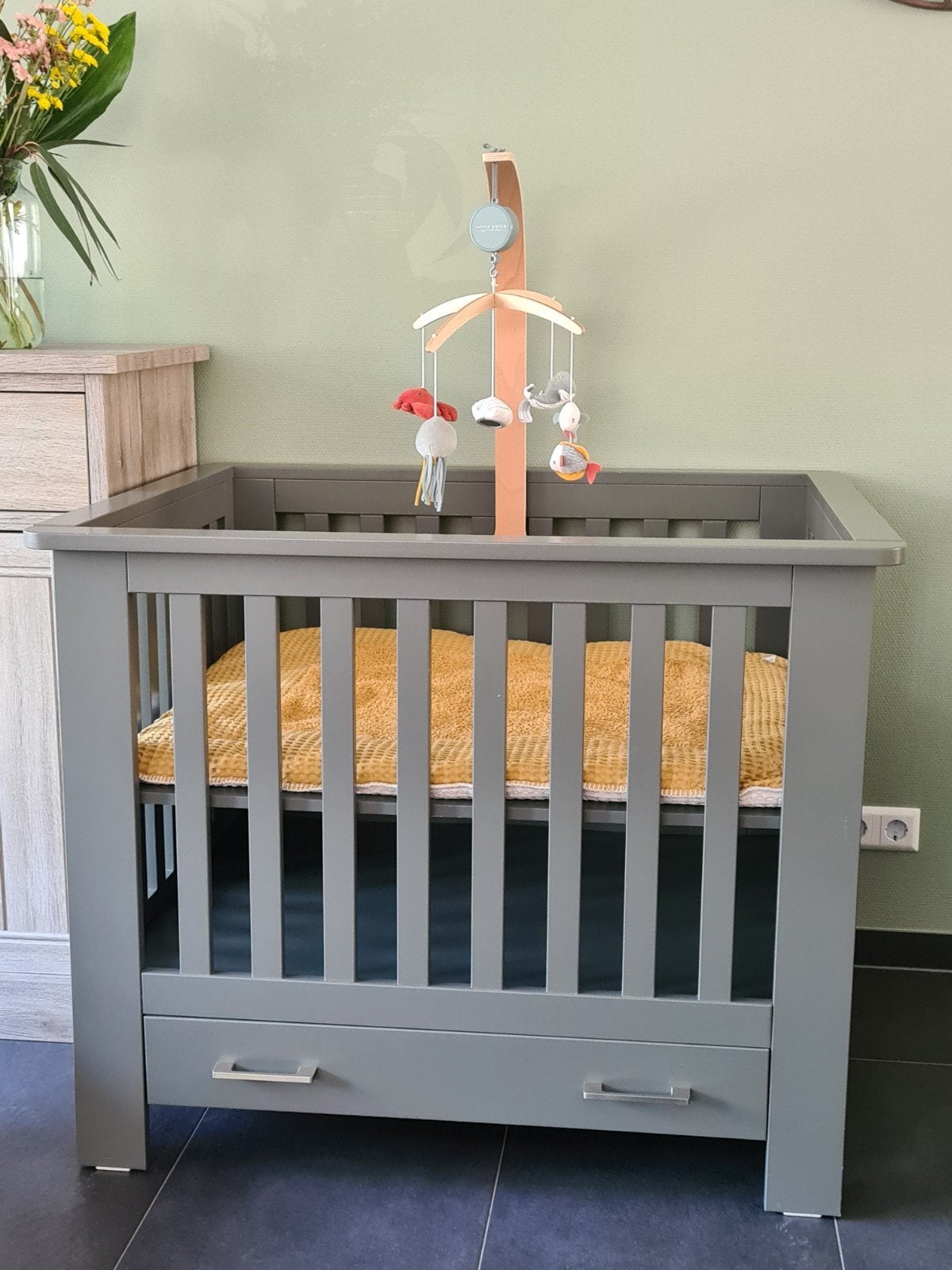 Coming Kids New Basic babybox inclusief boxkleed, Ophalen, Gebruikt, Vierkant, Lade