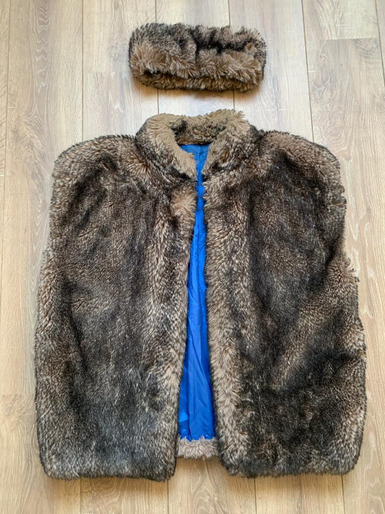Halfmoon oversized vest bodywarmer teddy bruin L/40, Maat 38/40 (M), Bruin, Verzenden, Halfmoon