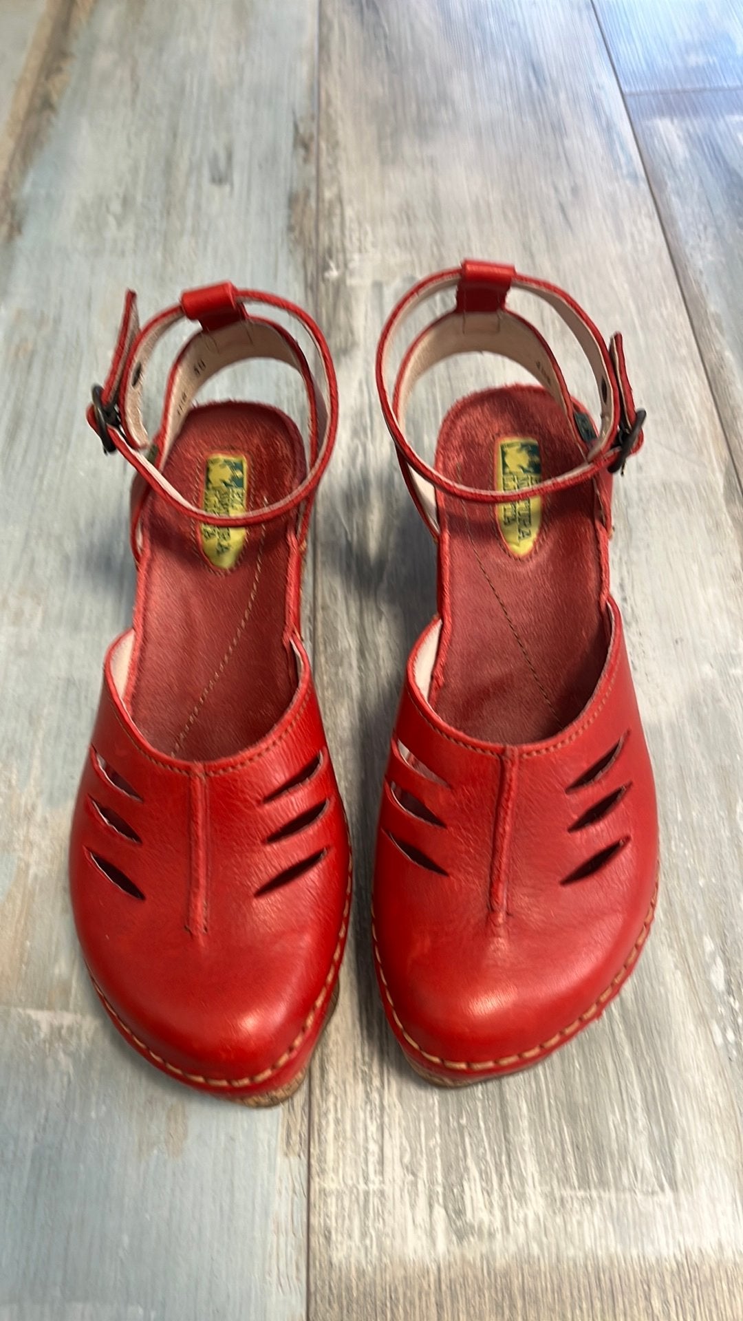 EL NATURALISTA SCHOENTJES MT 38, Verzenden, Sandalen of Muiltjes, Zo goed als nieuw, Rood