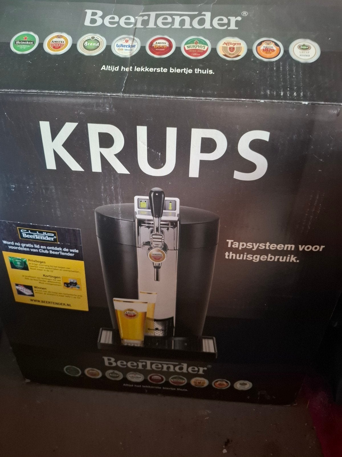 Krups BeerTender thuistapsysteem, Ophalen, Nieuw