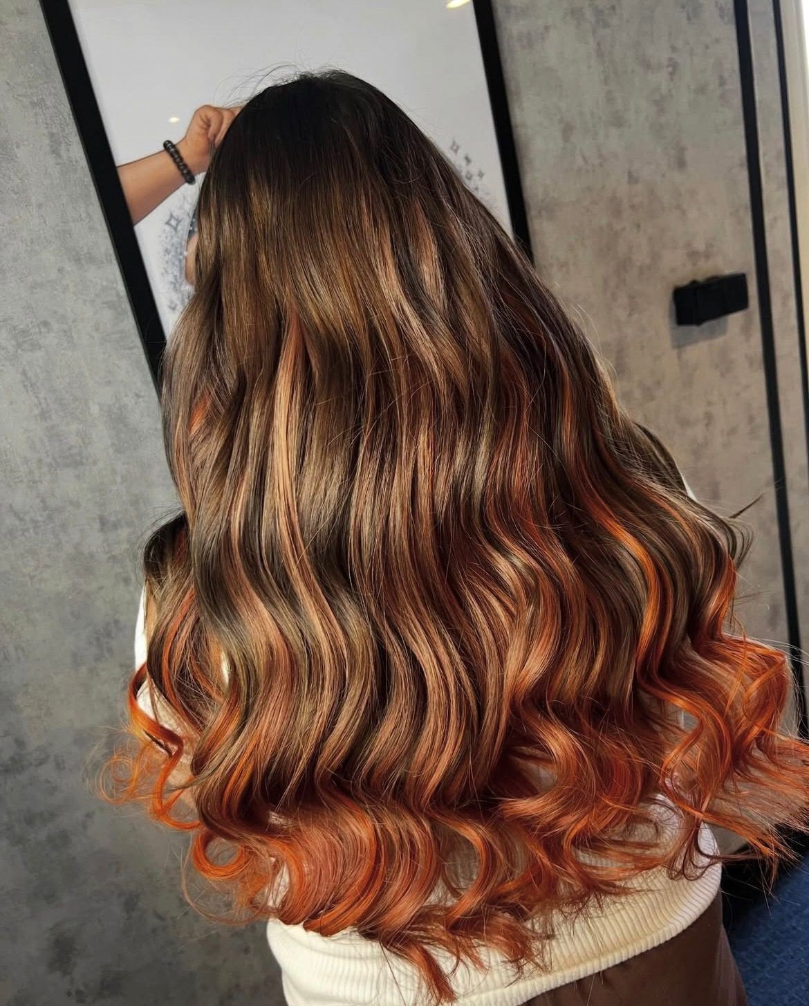 60 cm 200 gram Butterfly Weft Extensions - Echt Haar, Ophalen of Verzenden, Zo goed als nieuw, Pruik of Haarverlenging