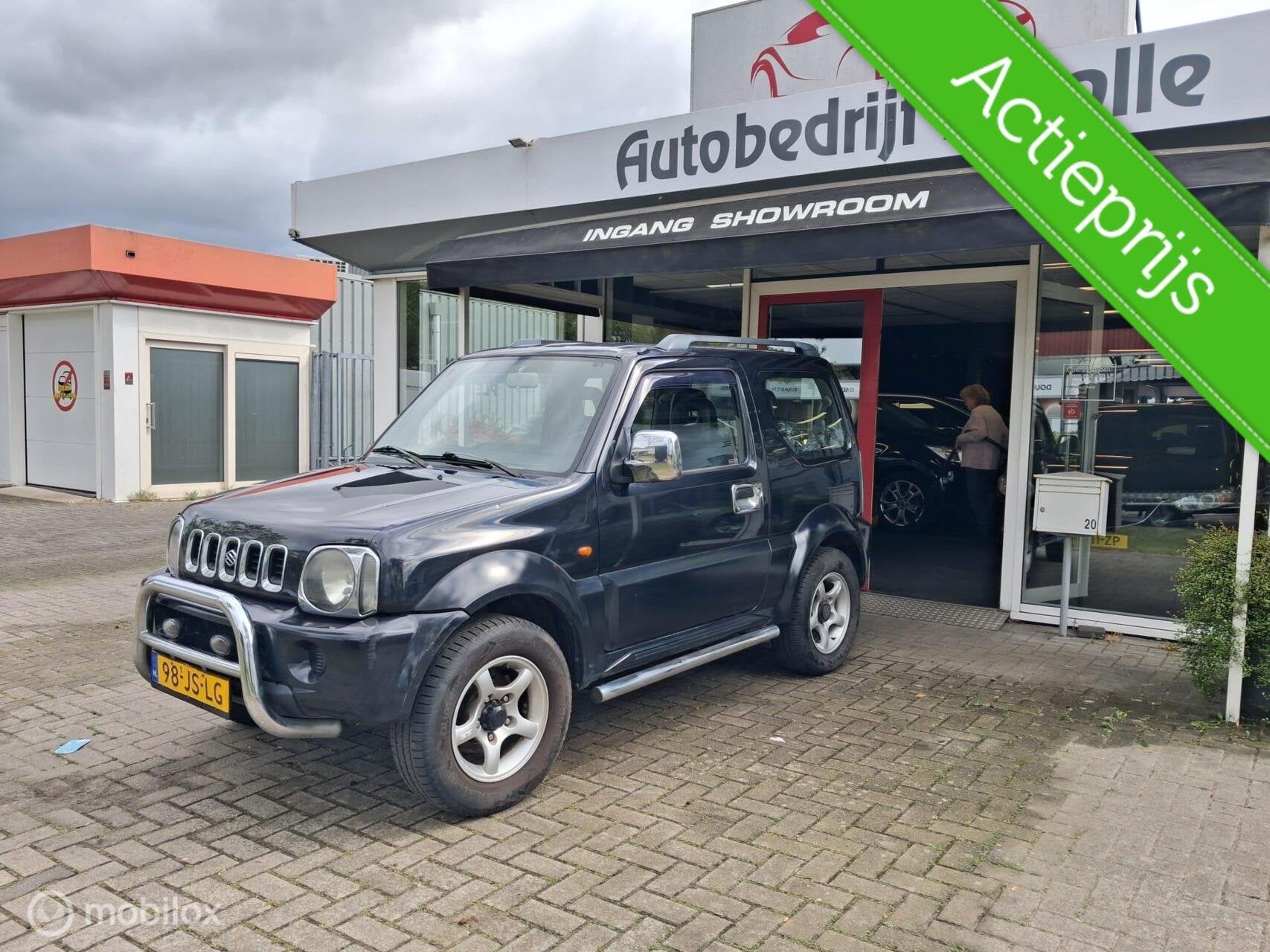 SUZUKI JIMNY 1.3 JLX AUTOMAAT|2002|4X4|YOUNGTIMER|AIRCO|APK!, Auto's, Suzuki, Automaat, 1025 kg, Stof, 4 stoelen