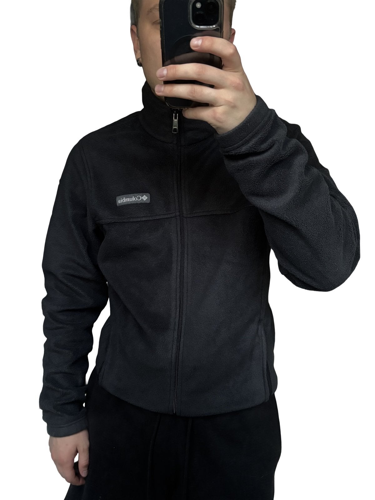 Grijze Columbia fleece jas maat S, Ophalen of Verzenden, Zo goed als nieuw, Kleding