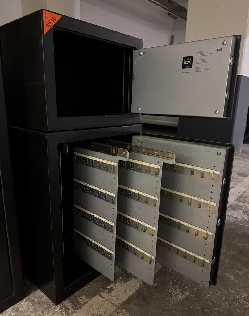 Dubbele kluis en sleutelkluis van Lips 200 sleutels!, Huis en Inrichting, Brandblussers en Brandkasten, Brandkast, Ophalen