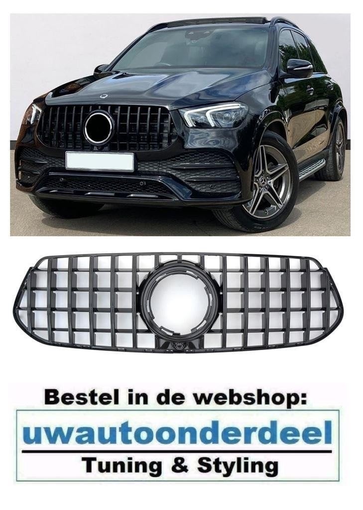 Grill Mercedes GLE V167 AMG Pack Glans Zwart GT Look