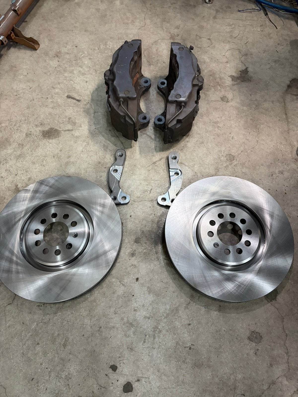 Z17 remklauwen met adapters golf mk2, Auto-onderdelen, Ophalen of Verzenden