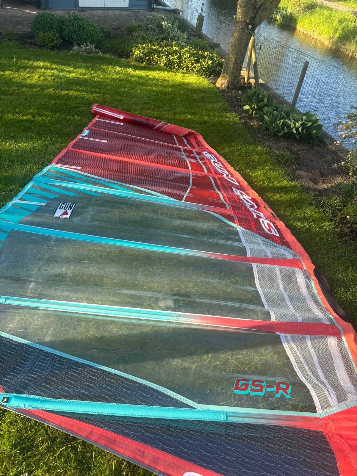 Gun sails 7.8m2, Watersport en Boten, Windsurfen, Ophalen, 6.5 m² tot 8 m², Gunsails, Zeil