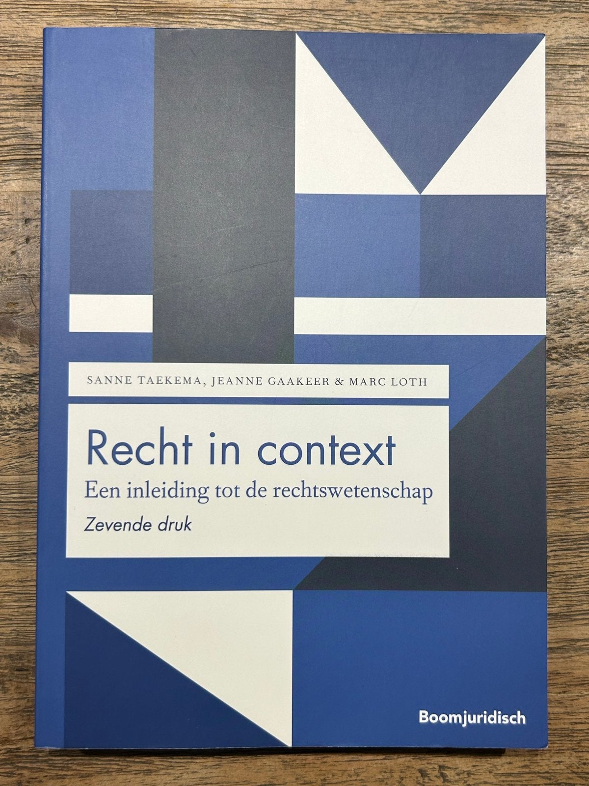 Recht in context - Inleiding tot de rechtswetenschap, Ophalen of Verzenden, Gamma, Zo goed als nieuw, WO