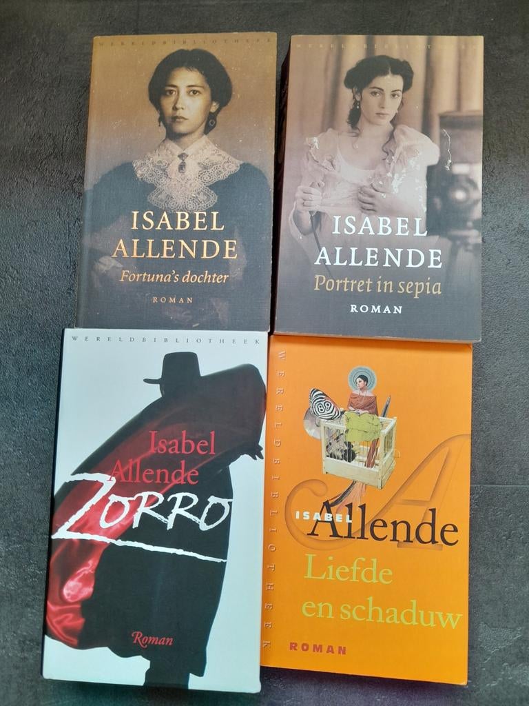 Isabel Allende Boeken Collectie - 4 Romans, Ophalen of Verzenden, Gelezen, Isabel Allende, Europa overig