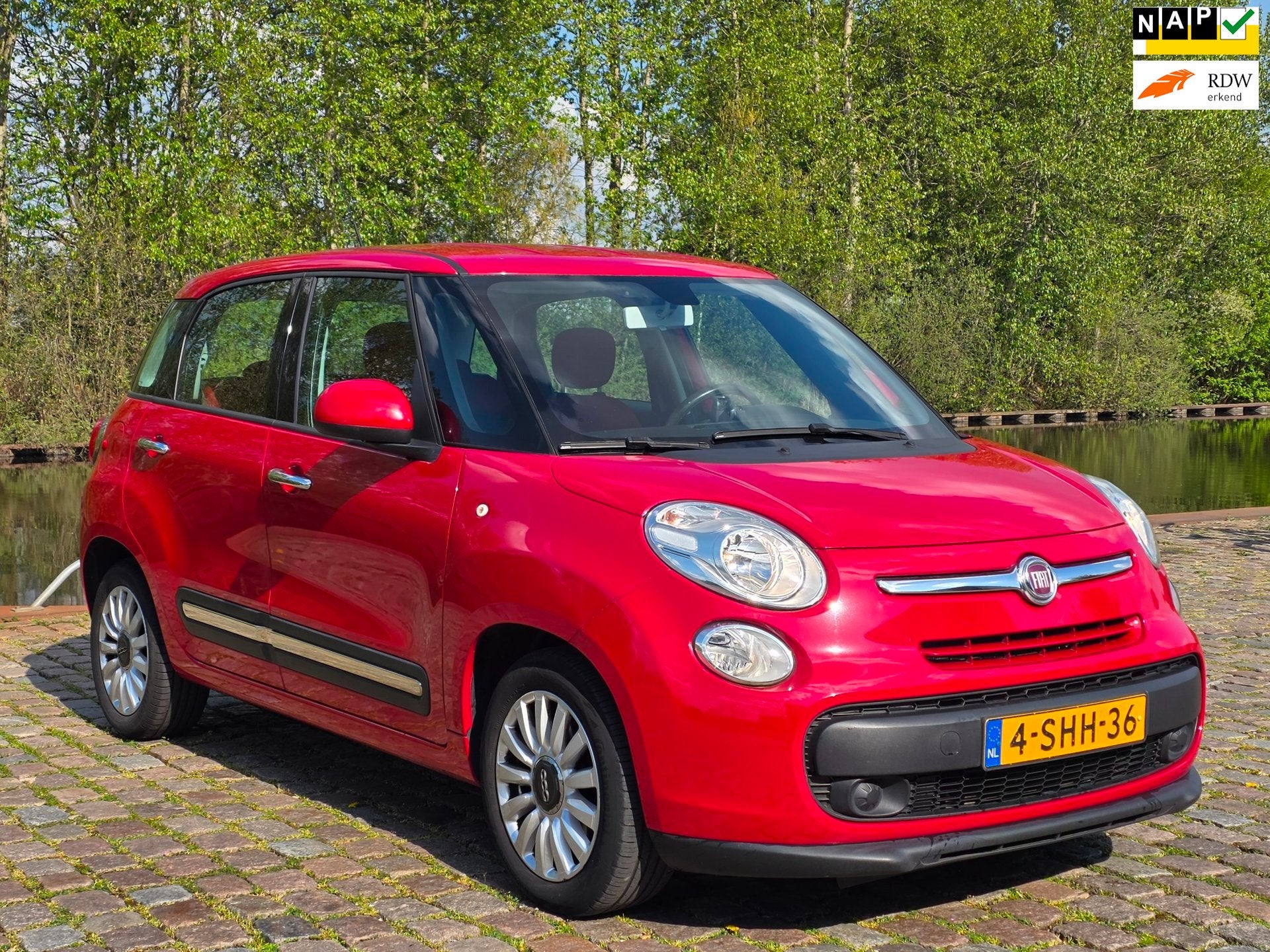 Fiat 500 L 0.9 TwinAir Easy Eco Start stop Zeer mooi auto ai, Auto's, Fiat, Gebruikt, Euro 6, Origineel Nederlands, Bedrijf