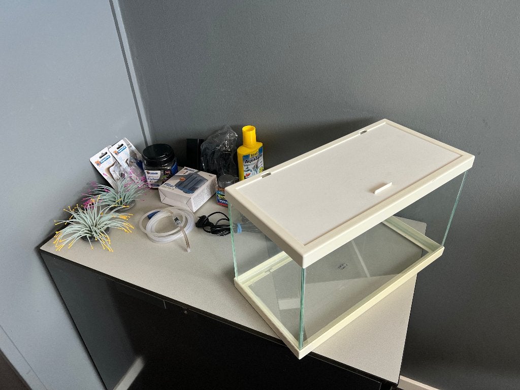 Ciano aquarium met toebehoren / accessoires, Ophalen, Leeg aquarium