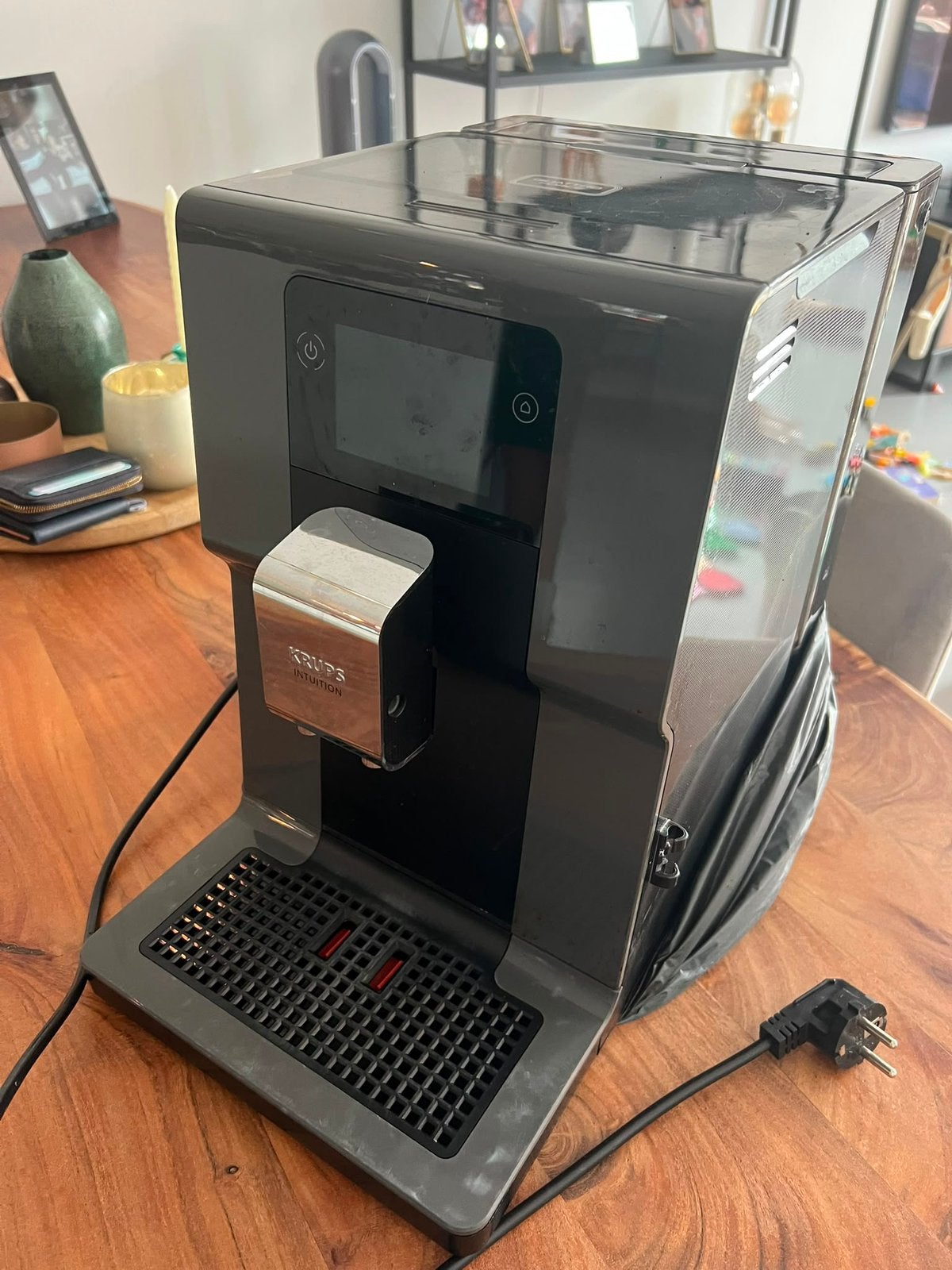 Krups Intuition Preference volautomatische koffiemachines, Gebruikt, Koffiemachine, Afneembaar waterreservoir, Koffiebonen