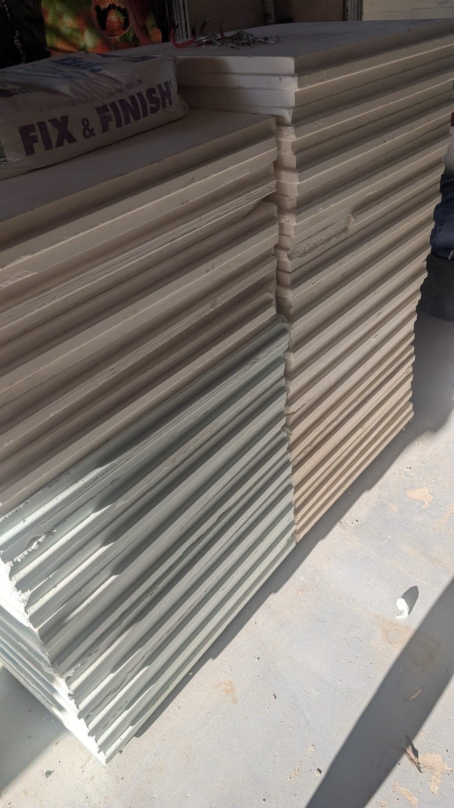 Gipsblokken normaal + hydro + Knauf Fix & Finish, Ophalen, Nieuw