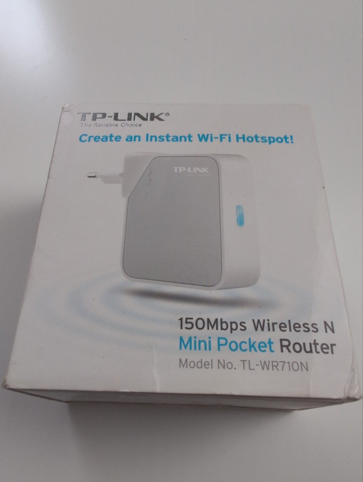 TP-Link TL-WR710N Mini Pocket Router - bijna nieuw in doos, Ophalen of Verzenden, Zo goed als nieuw, Router, TP-LINK