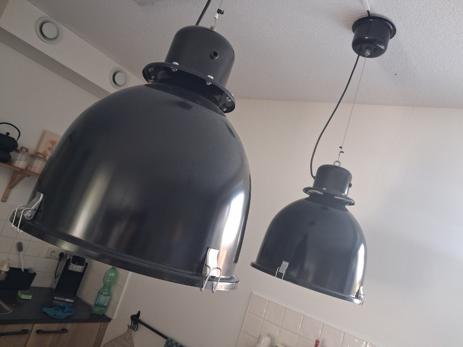 twee hanglampen, Huis en Inrichting, Lampen | Hanglampen, Ophalen