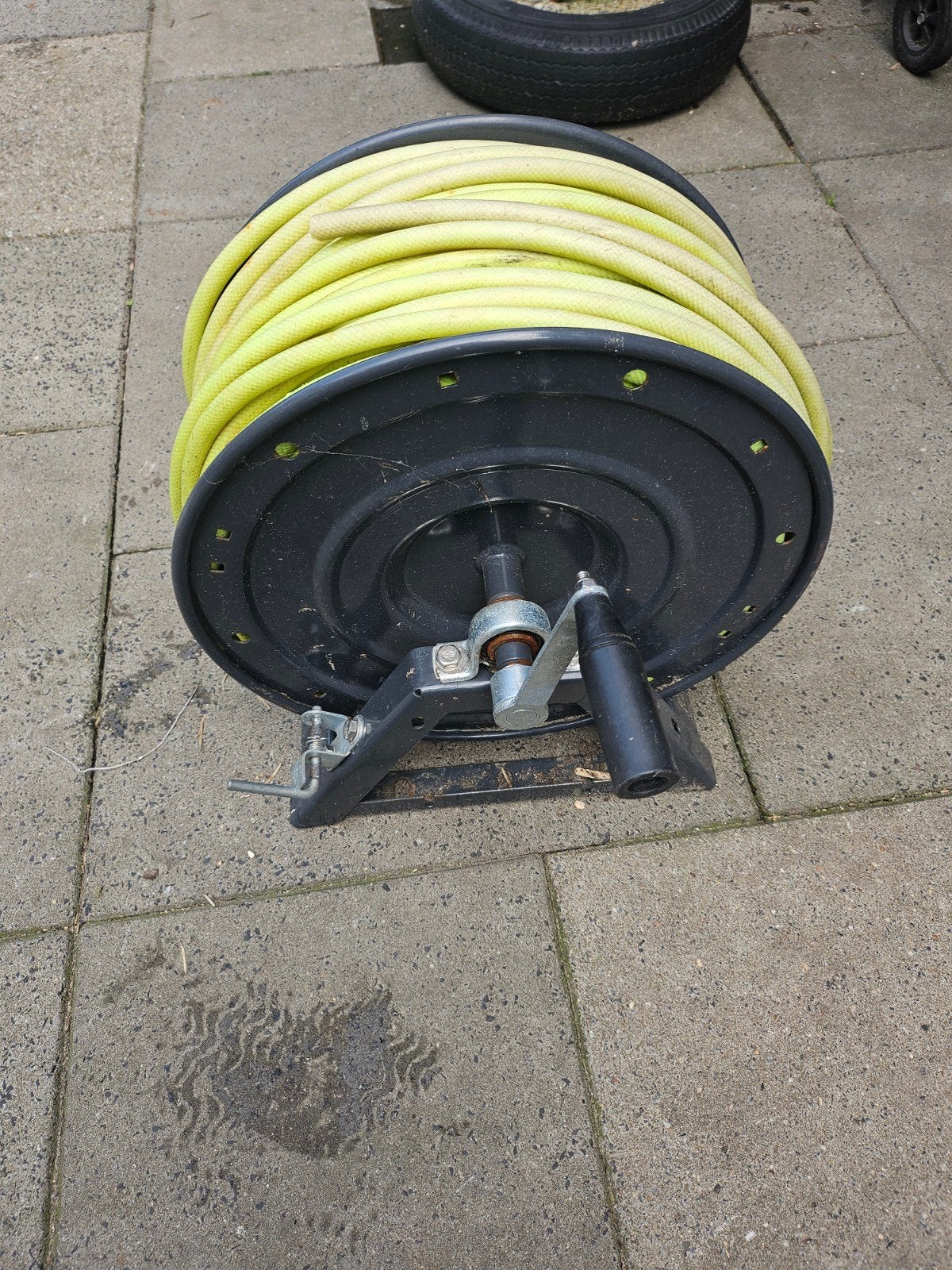 haspel met tukkerpo slang 100 meter, Ophalen of Verzenden