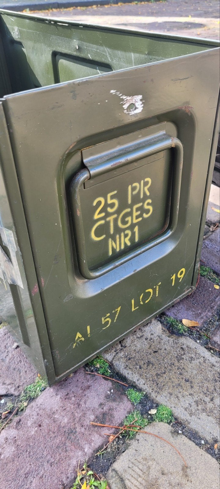 originele leger munitie kist, Verzamelen, Ophalen, Landmacht, Nederland, Kist of Geocache