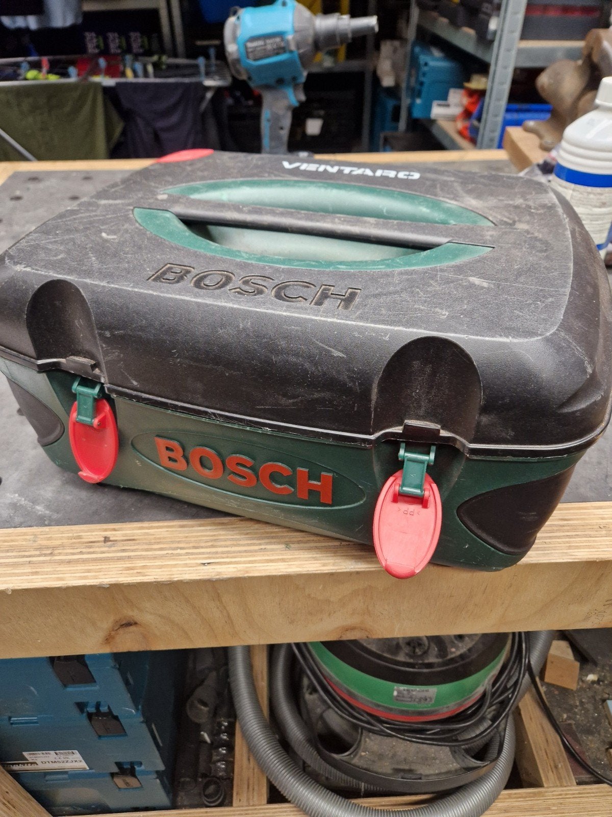Bosch ventara schuurmachine inc stofafzuigimg