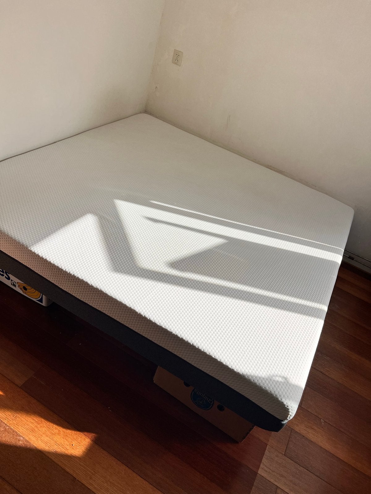 Gratis Emma matras 200x200 cm, 25 cm dik, prima staat, Ophalen, Gebruikt, Tweepersoons, Overige maten