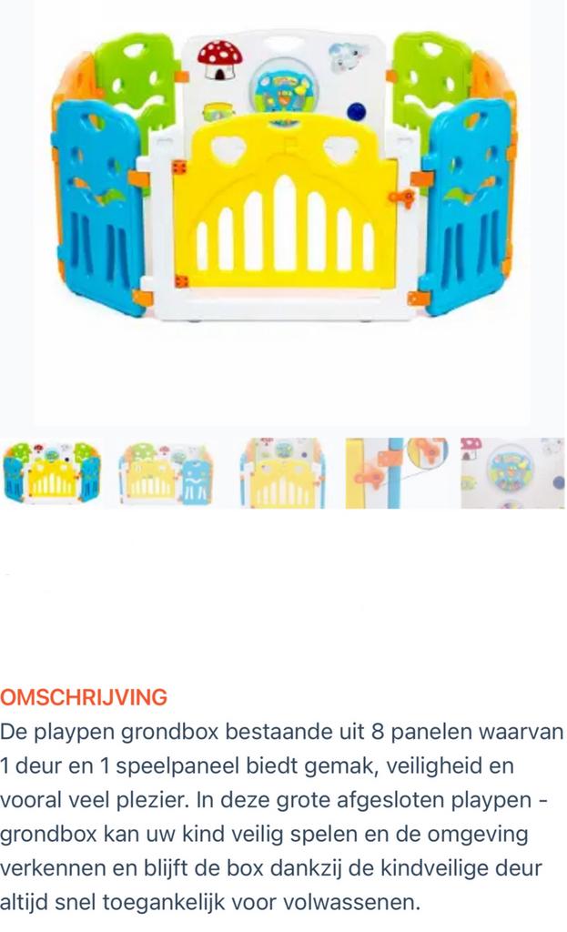 Grondbox, Ophalen, Gebruikt, Kunststof