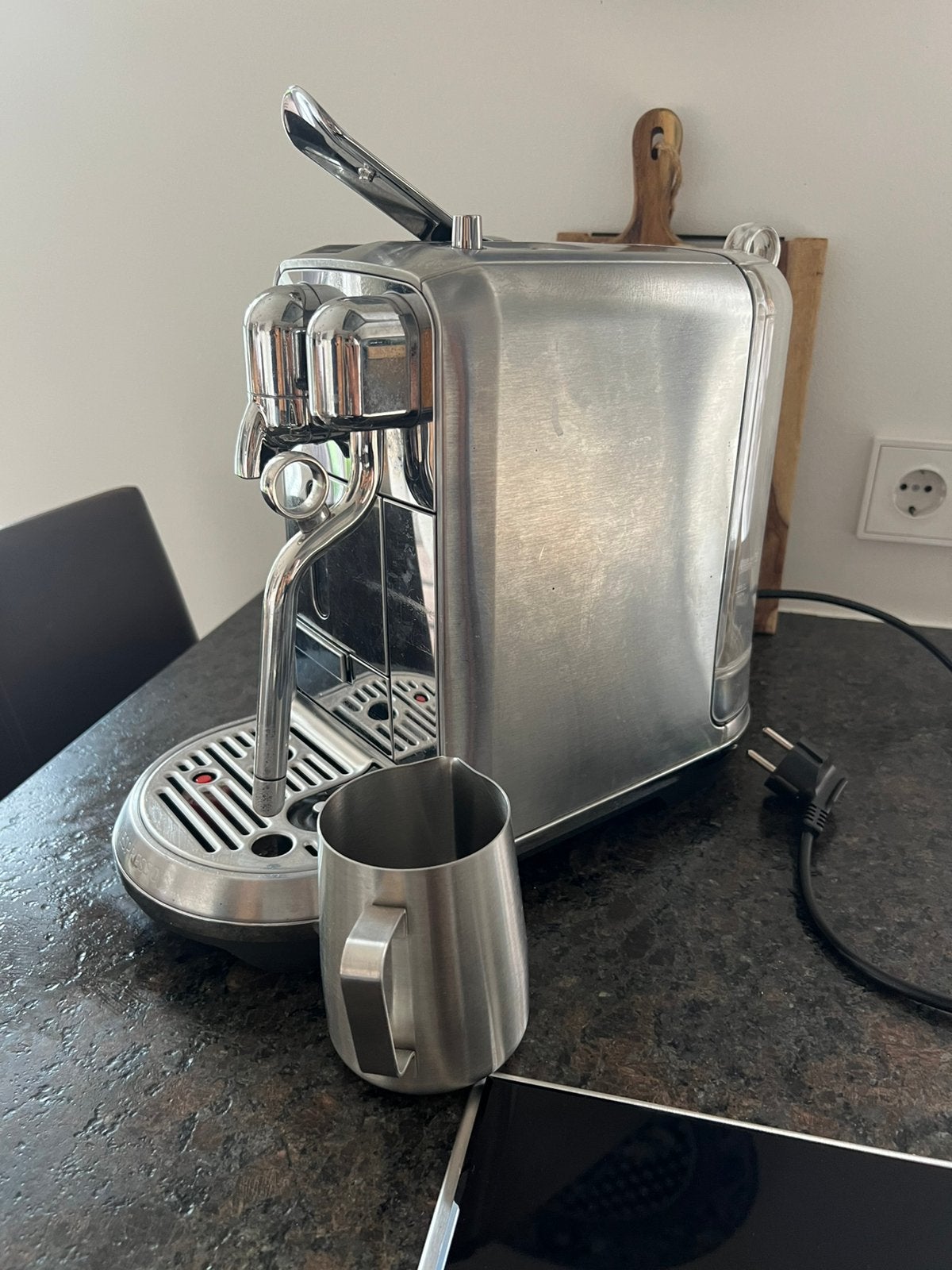 Nespresso creatista, Ophalen of Verzenden, Zo goed als nieuw, Koffiemachine
