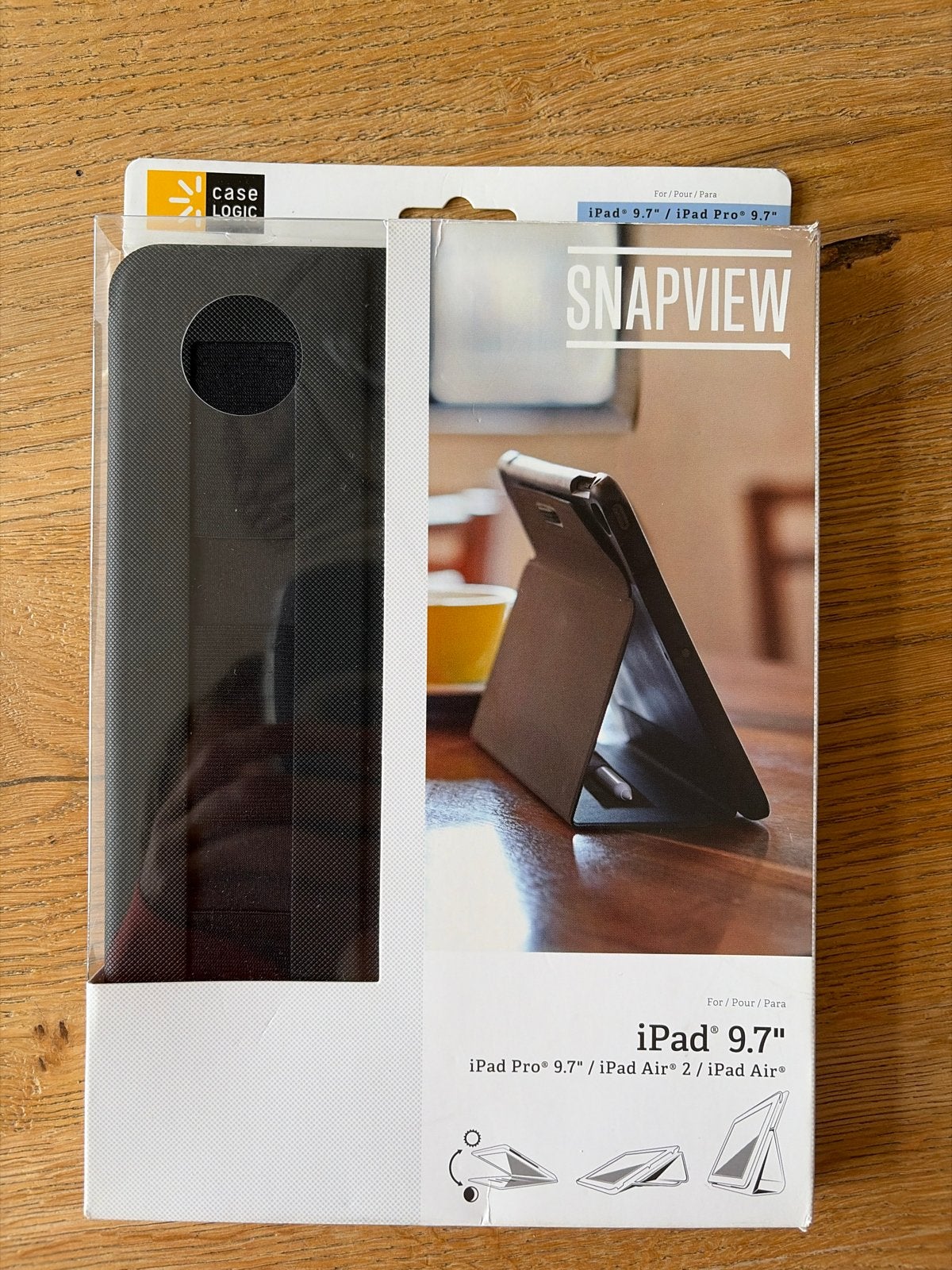 Case Logic Snapview hoes voor iPad 9.7" / iPad Pro 9.7", 9 inch, Zwart, Nieuw, Ophalen of Verzenden