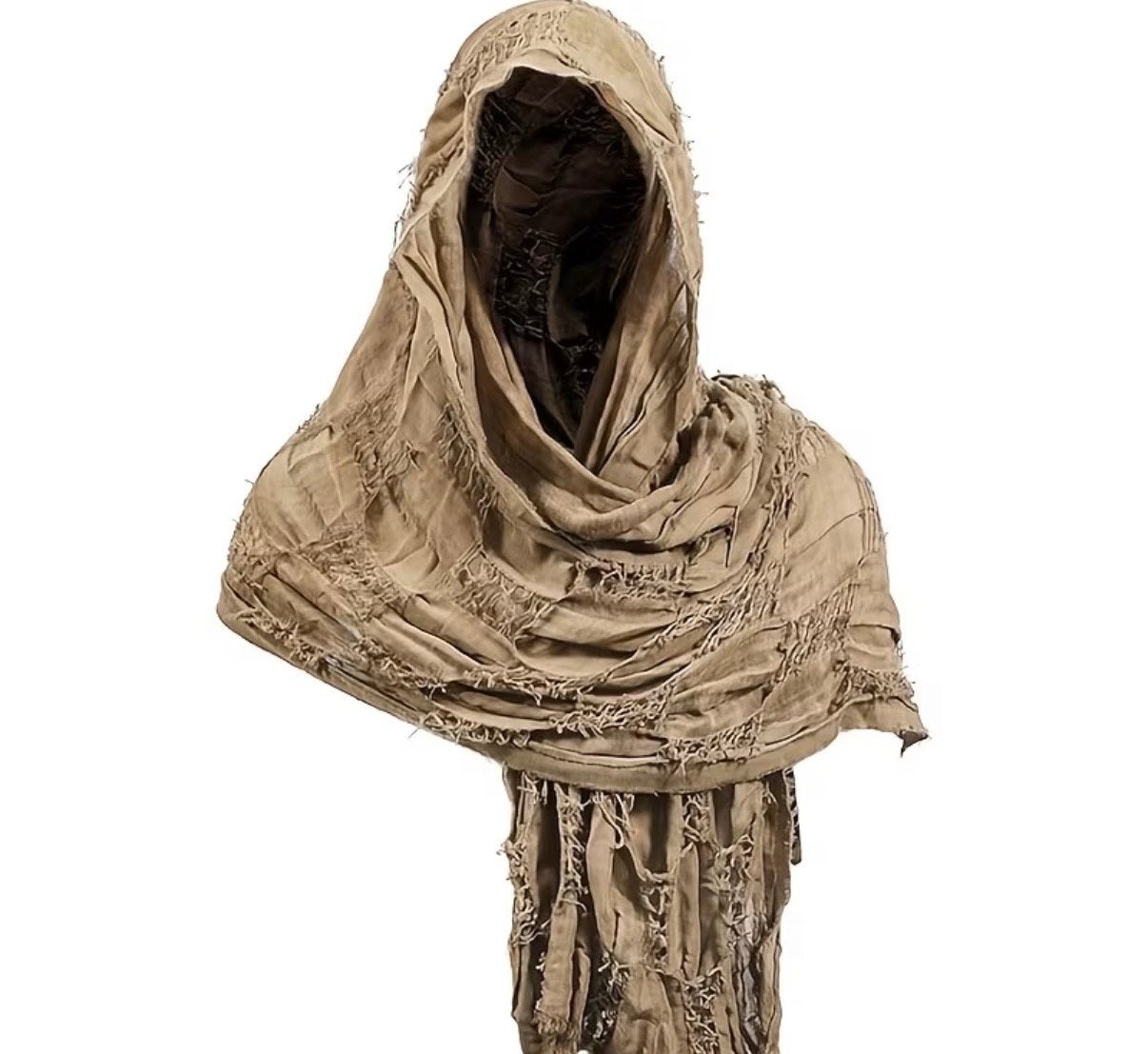 Middeleeuwse Woestijn Nomaden Hooded Cape / Sjaal Dune, Kleding | Dames, Maat 46/48 (XL) of groter, Nieuw, Ophalen of Verzenden