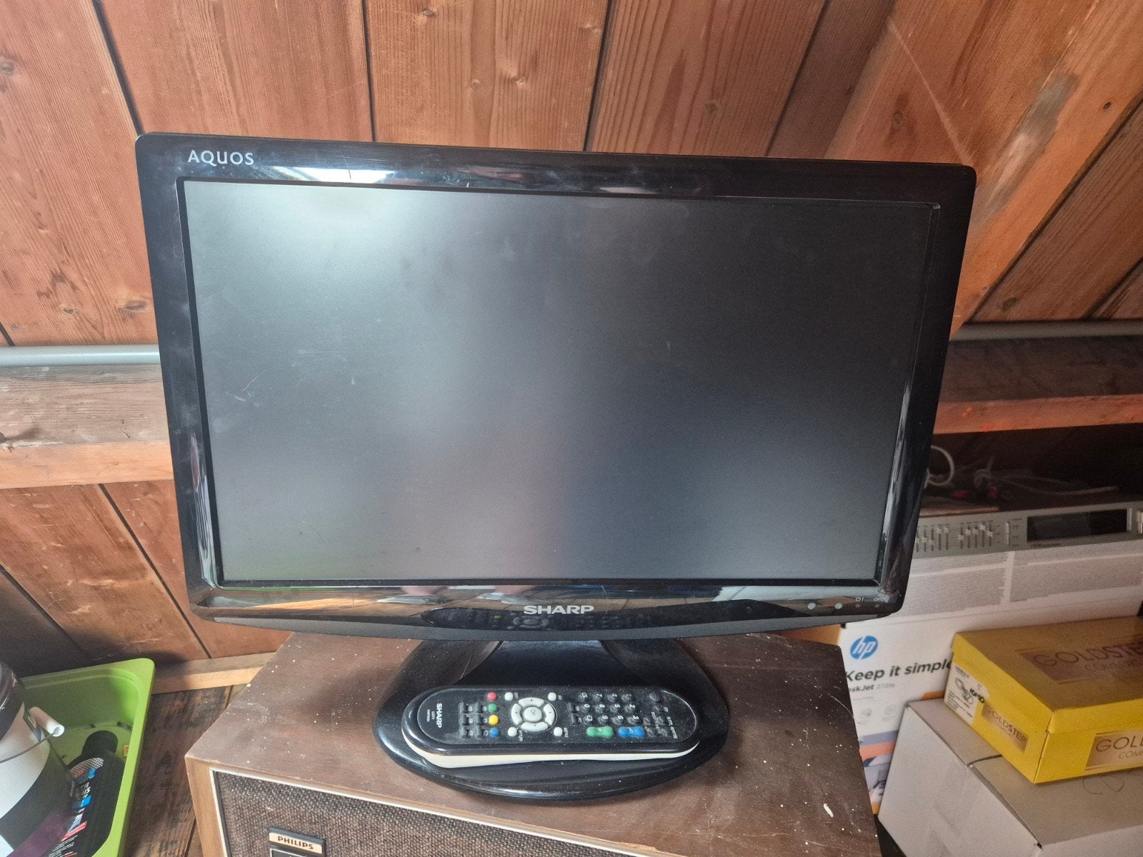 Sharp Aquos LCD TV - Compacte HD Ready Televisie, Gebruikt, 50 Hz, Ophalen of Verzenden, 40 tot 60 cm