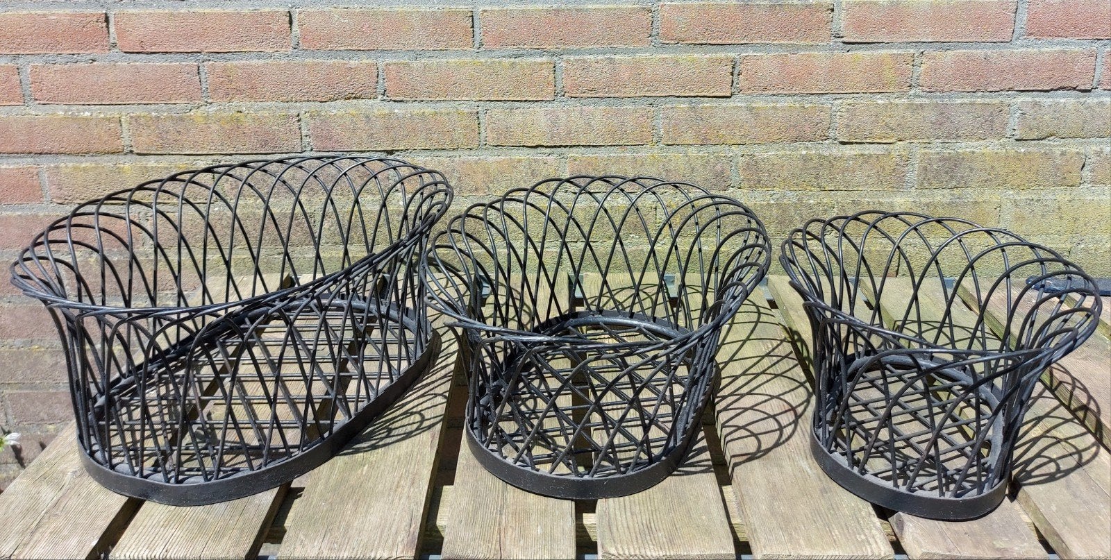 Creatieve draadmanden set - 3x styling plezier, Mand, Nieuw, Ophalen of Verzenden, Metaal