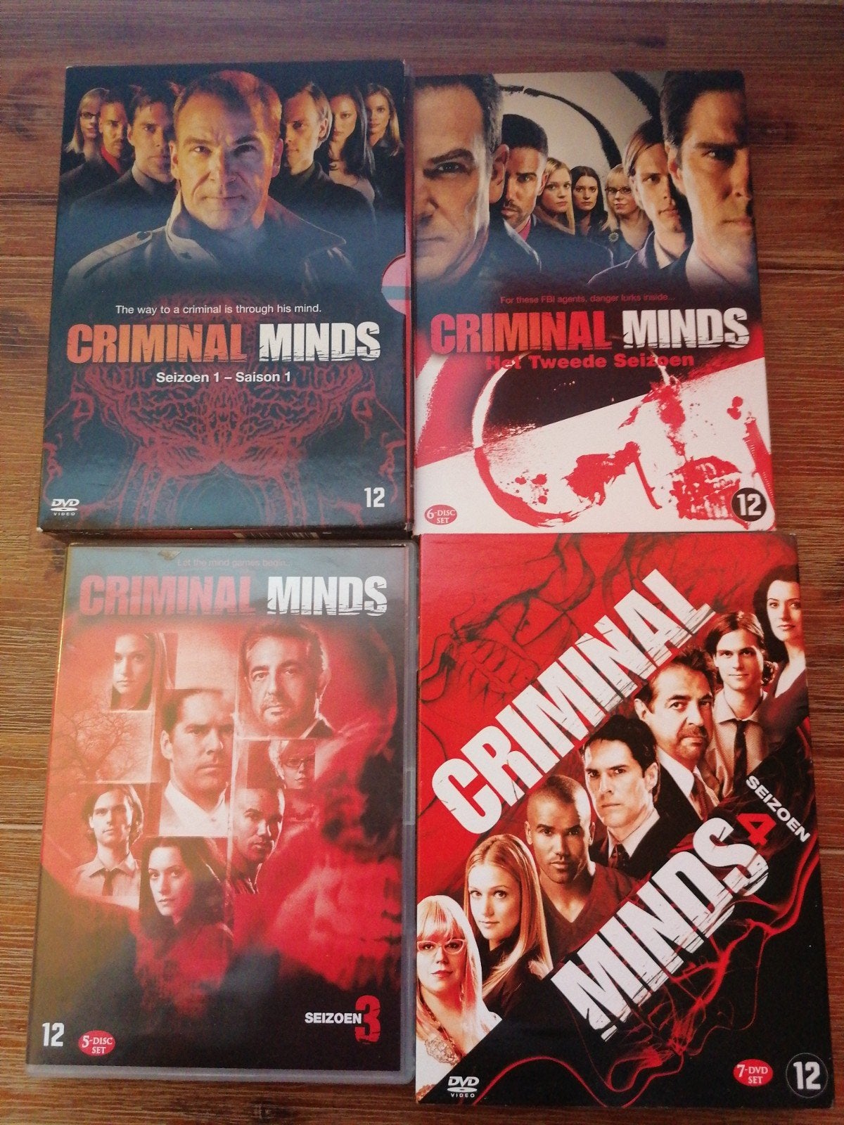 Criminal Minds Seizoen 1-4 DVD Boxset, Misdaad, Nederlands, Seizoen 1, Ophalen of Verzenden