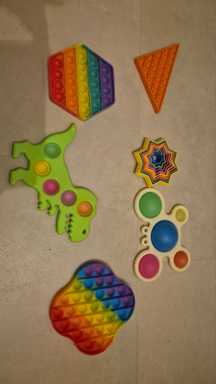 Pop-it Fidget Speelgoed Set - Diverse Vormen en Kleuren, Ophalen of Verzenden, Nieuw, Jongen of Meisje