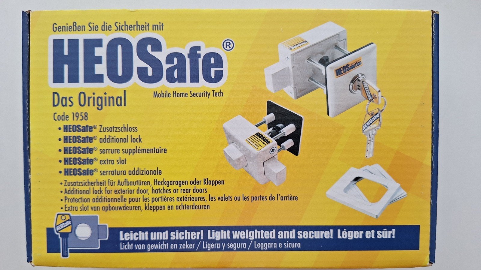 HEOSafe 1958 Deurslot Wit *Nieuw*, Ophalen of Verzenden, Nieuw