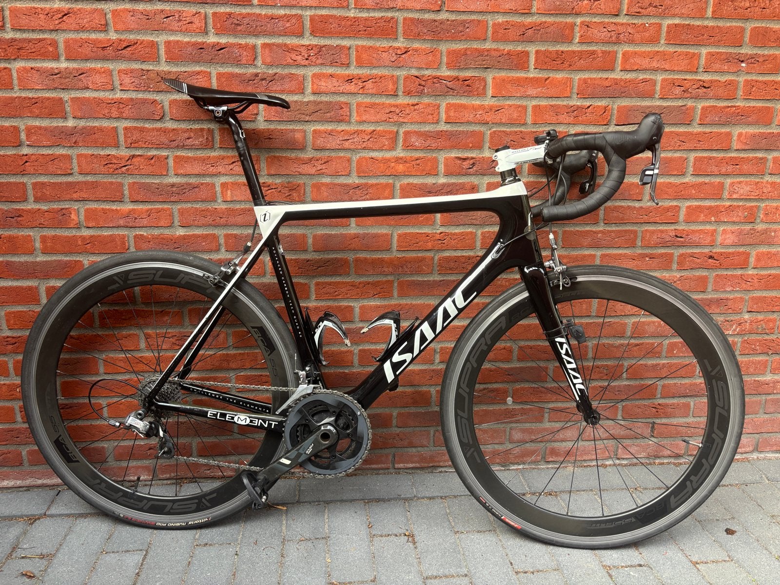 Isaac Element racefiets - Maat L (56) - Sram Force - Carbon, Fietsen en Brommers, 28 inch, Gebruikt, Carbon, Meer dan 20 versnellingen