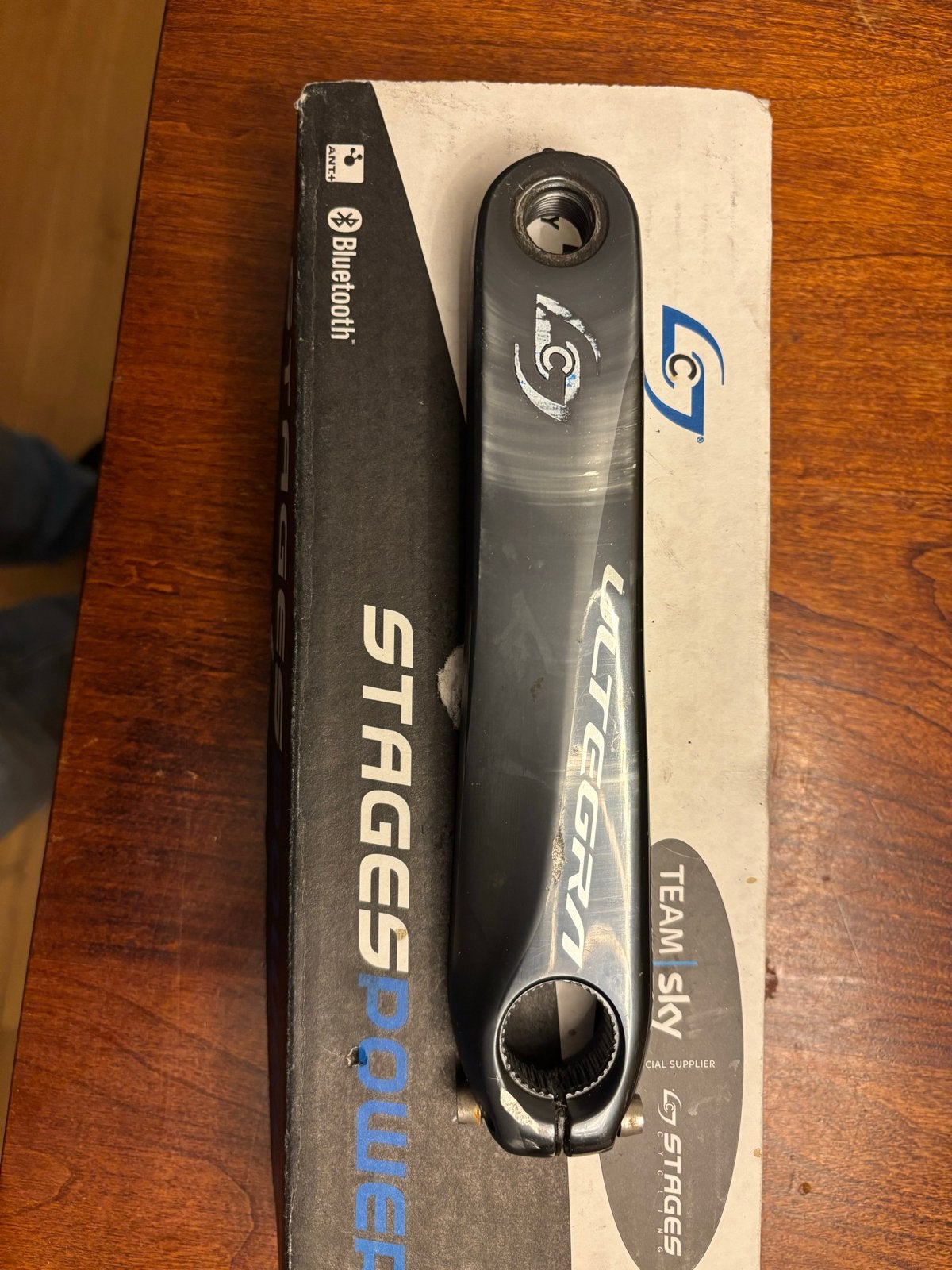 Stages Powermeter Shimano Ultegra FC-R8000 170mm, Fietsen en Brommers, Crankstel of Pedalen, Gebruikt, Ophalen of Verzenden, Aluminium