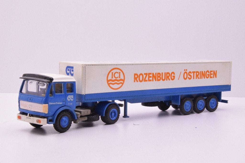 Mercedes SK  '' Damco / Rozenburg  ''  NZG modelle, Hobby en Vrije tijd, Ophalen of Verzenden, Zo goed als nieuw, Bus of Vrachtwagen