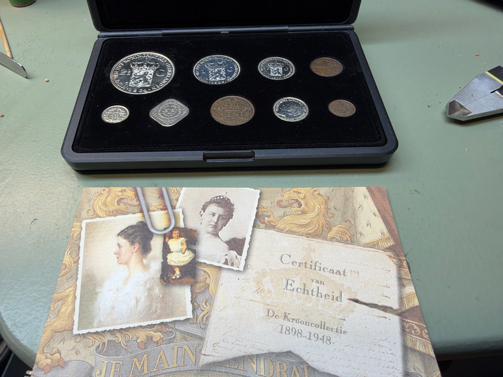 De Krooncollectie 1898-1948 - Nederlandse Munten Set, Postzegels en Munten, Zilver, Overige waardes, Koningin Wilhelmina, Verzenden