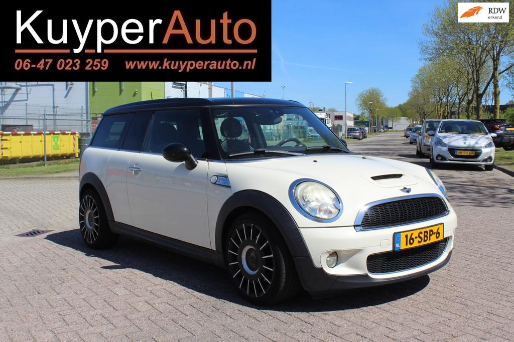 Mini Mini Clubman 1.6 Cooper S automaat pano leder sensoren, Auto's, Mini, Bedrijf, Te koop, Clubman, ABS, Airbags, Airconditioning