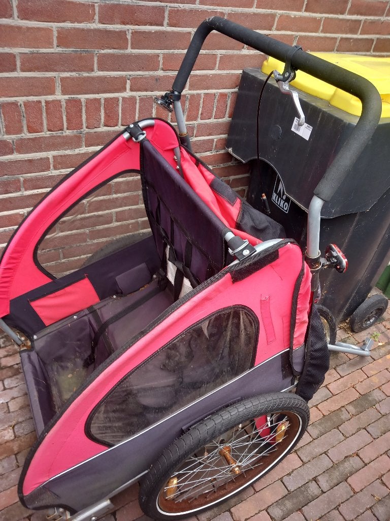 Fietskar, Ophalen of Verzenden, Gebruikt, Kinderkar, 80 kg of meer