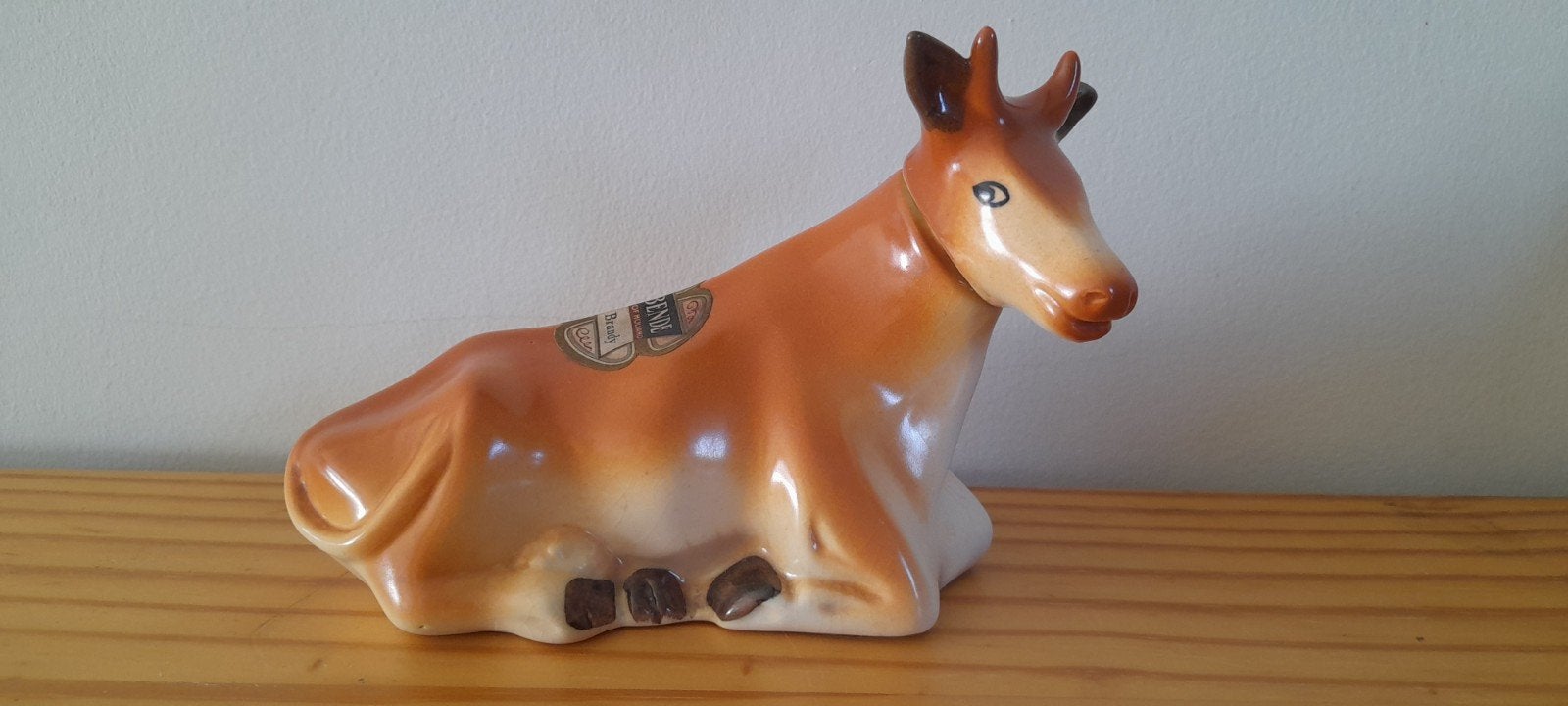 Zeer unieke en zeldzame Rynbende koe drankflesje, Antiek en Kunst, Ophalen