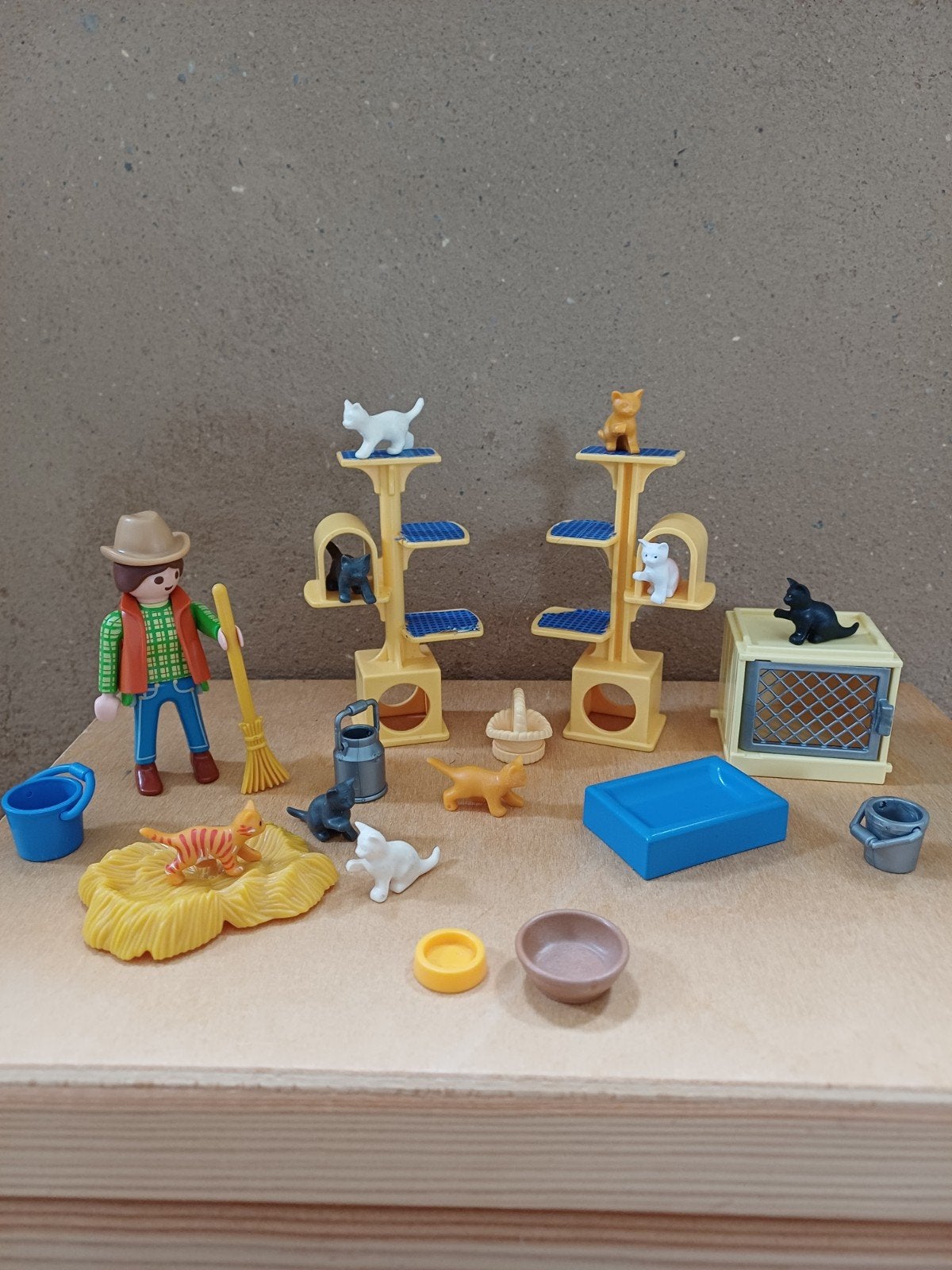 Playmobil katten en accessoires, Ophalen of Verzenden, Gebruikt, Complete set