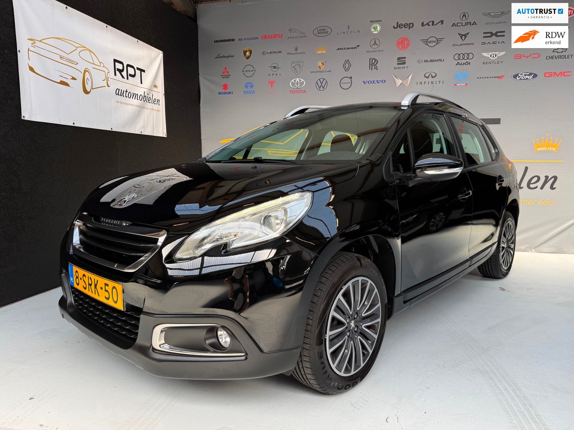Peugeot 2008 1.2 VTi Active, Auto's, Voorwielaandrijving, Euro 5, Zwart, 1199 cc