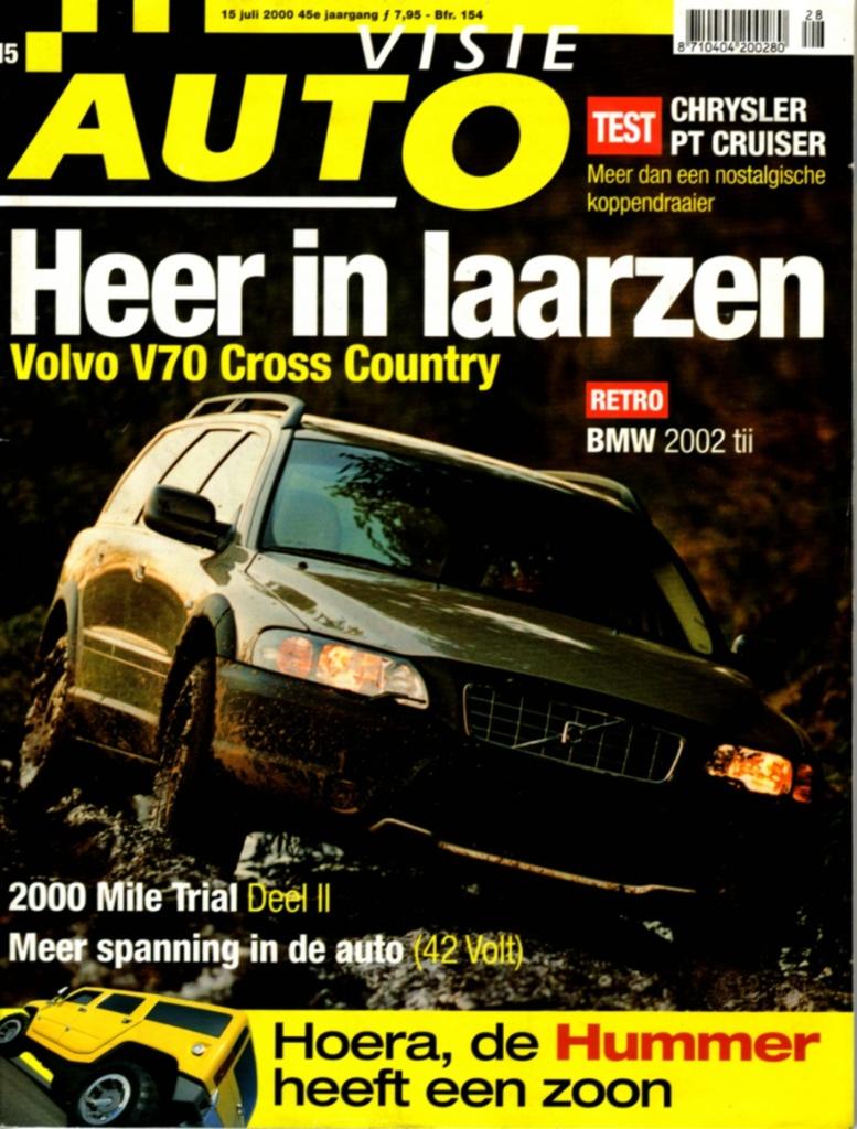 Autovisie test Chrysler PT Cruiser Juli 2000, Ophalen of Verzenden, Gelezen, Overige merken