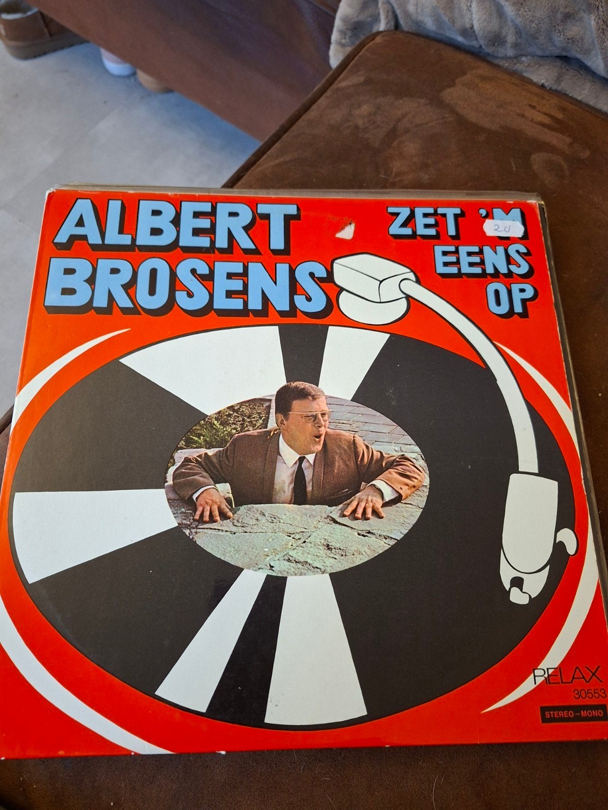 Albert brosens  lp, Ophalen of Verzenden, Zo goed als nieuw, Overige formaten, Levenslied of Smartlap