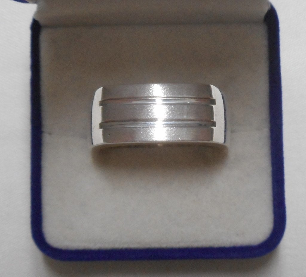 Zilveren heren ring maat 21.5  nr.705, Sieraden, Tassen en Uiterlijk, 20 of groter, Verzenden, Heer, Zo goed als nieuw