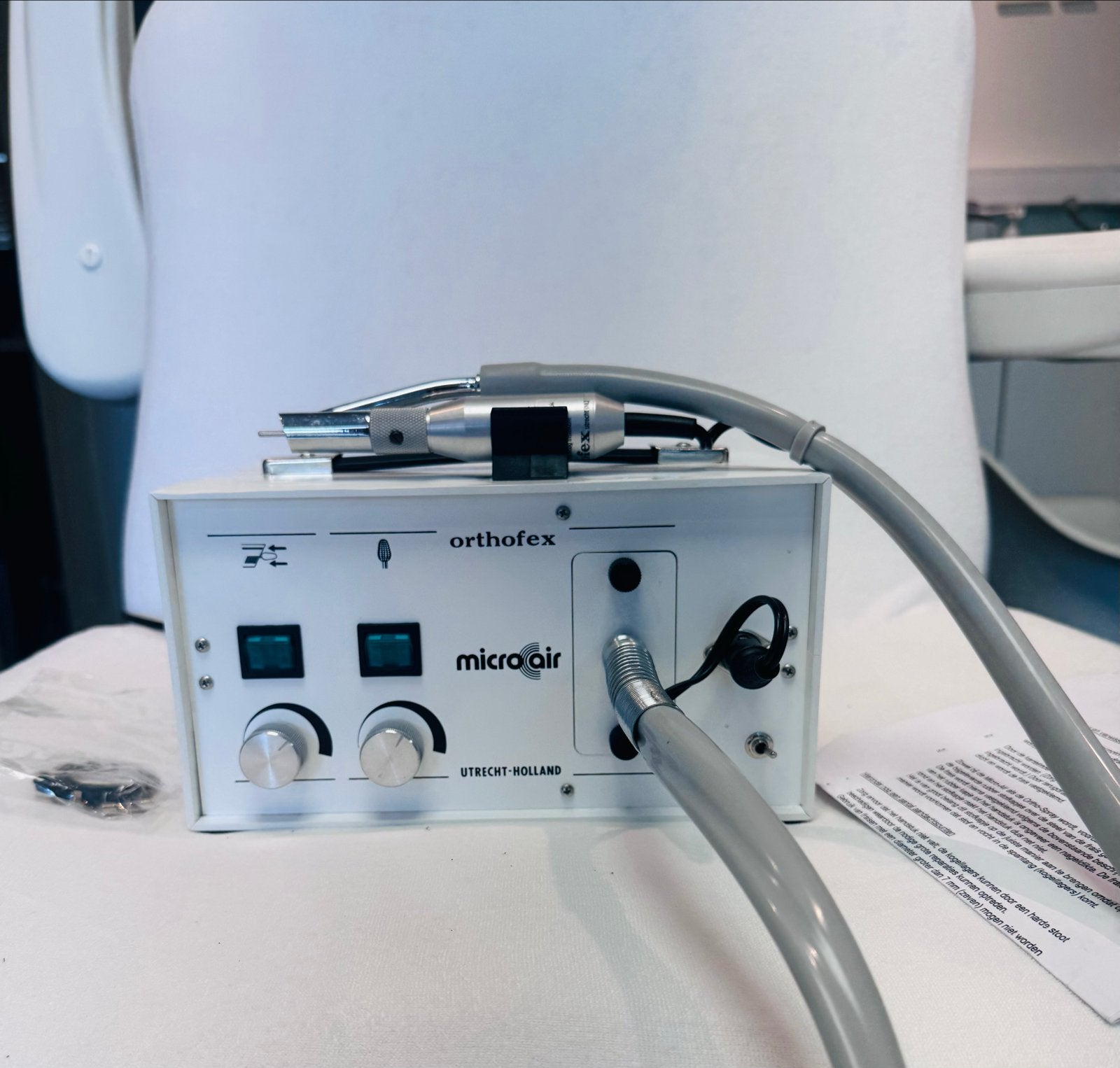 Orthofex Micro Air Pedicuremotor - Zo goed als nieuw., Ophalen of Verzenden, Zo goed als nieuw, Hand- en Voetverzorging