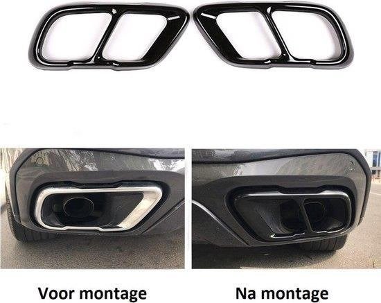 Zwart Black uitlaat trim Sierstuk Voor Bmw X5 G05 X7 G07, Verzenden, Automotive Parts, A.parts@hotmail.nl, Trasmolenlaan 12 3447 GZ Woerden