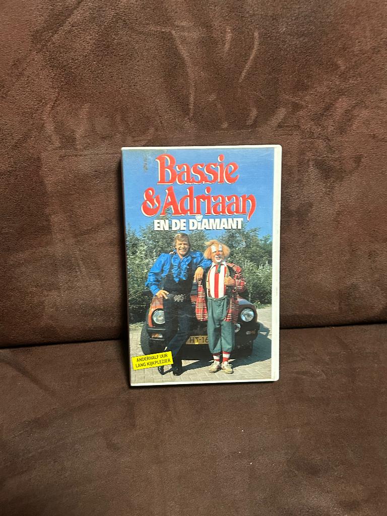 Bassie & Adriaan - De Diamant (VHS, 1990), Cd's en Dvd's, VHS | Kinderen en Jeugd, Alle leeftijden, Kinderprogramma's en -films